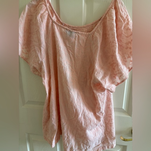 Pink Topshop Flutter Blouse - Picture 2 of 2